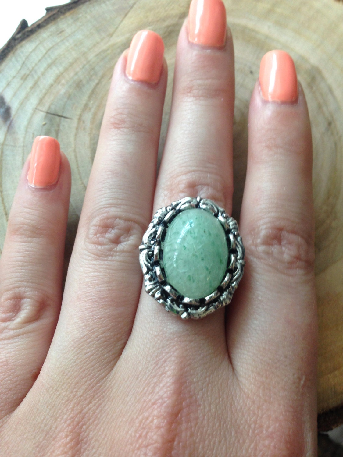 Aventurine Ring // Aventurine Crystal Healing // Aventurine // Aventurine Gemstone