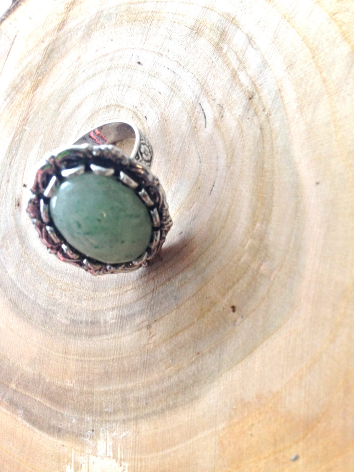 Aventurine Ring // Aventurine Crystal Healing // Aventurine // Aventurine Gemstone - Image 2