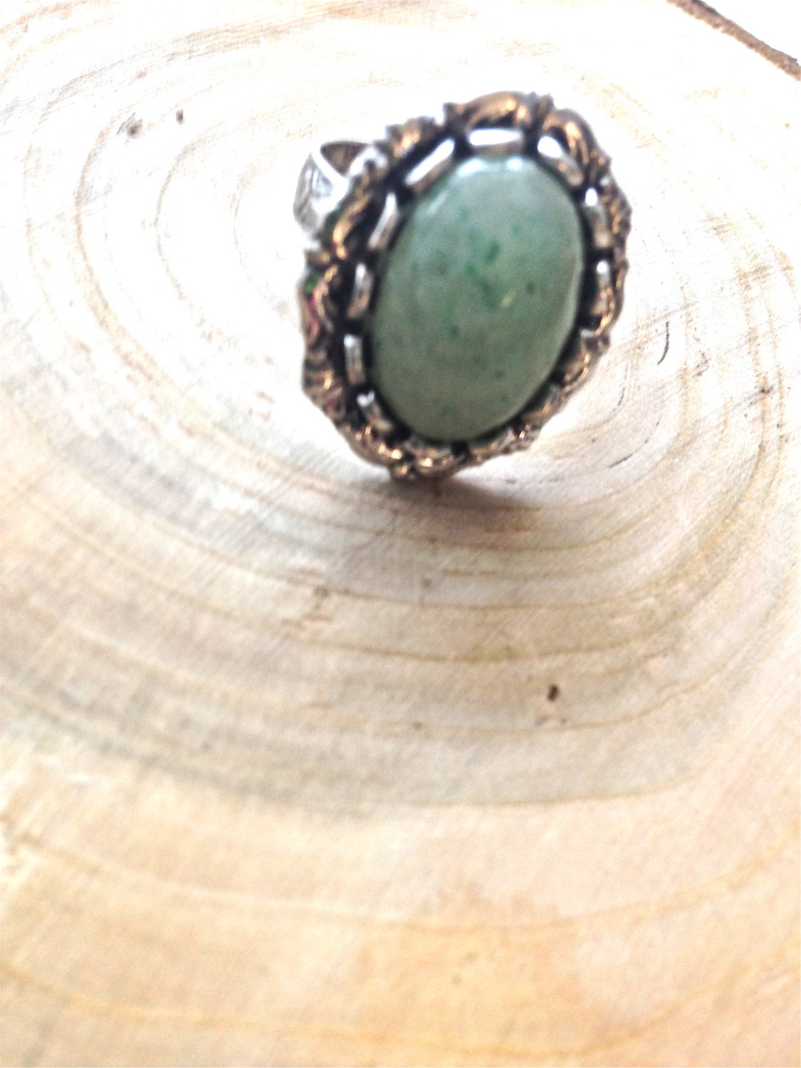 Aventurine Ring // Aventurine Crystal Healing // Aventurine // Aventurine Gemstone - Image 5