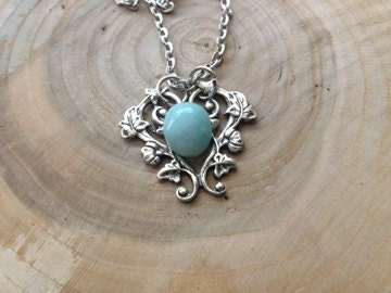 Amazonite Necklace // Amazonite Gemstone Pendant // Amazonite Healing // Amazonite Gemstone Necklace - Image 3