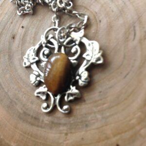 Tigers Eye Necklace  // Tiger Eye Necklace