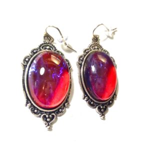 Large Mexican Opal Earrings