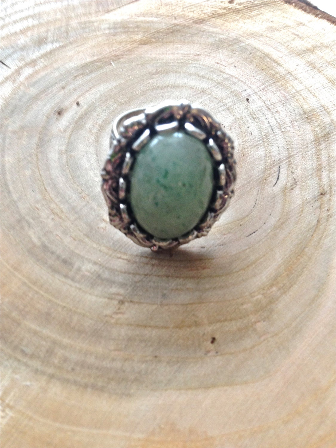 Aventurine Ring // Aventurine Crystal Healing // Aventurine // Aventurine Gemstone - Image 3