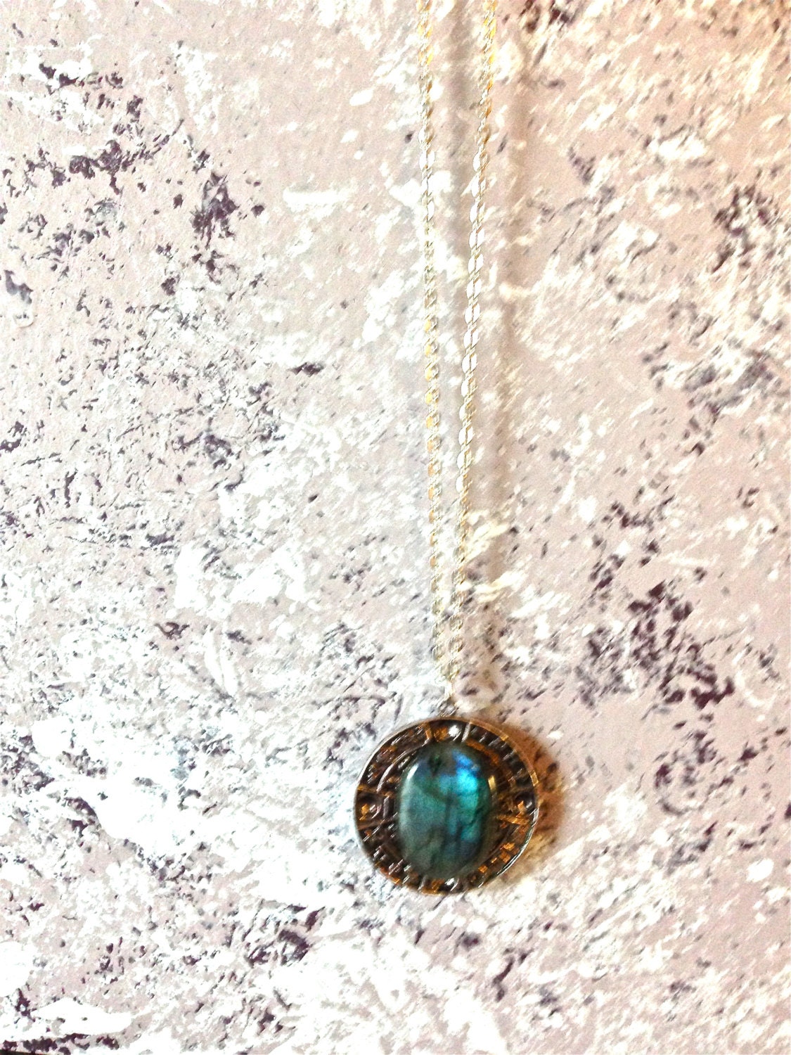 Labradorite Necklace // Labradorite Pendant // Labradorite Stone // Labradorites // Labradorite Cabochon // Large Labradorite Jewelry - Image 3