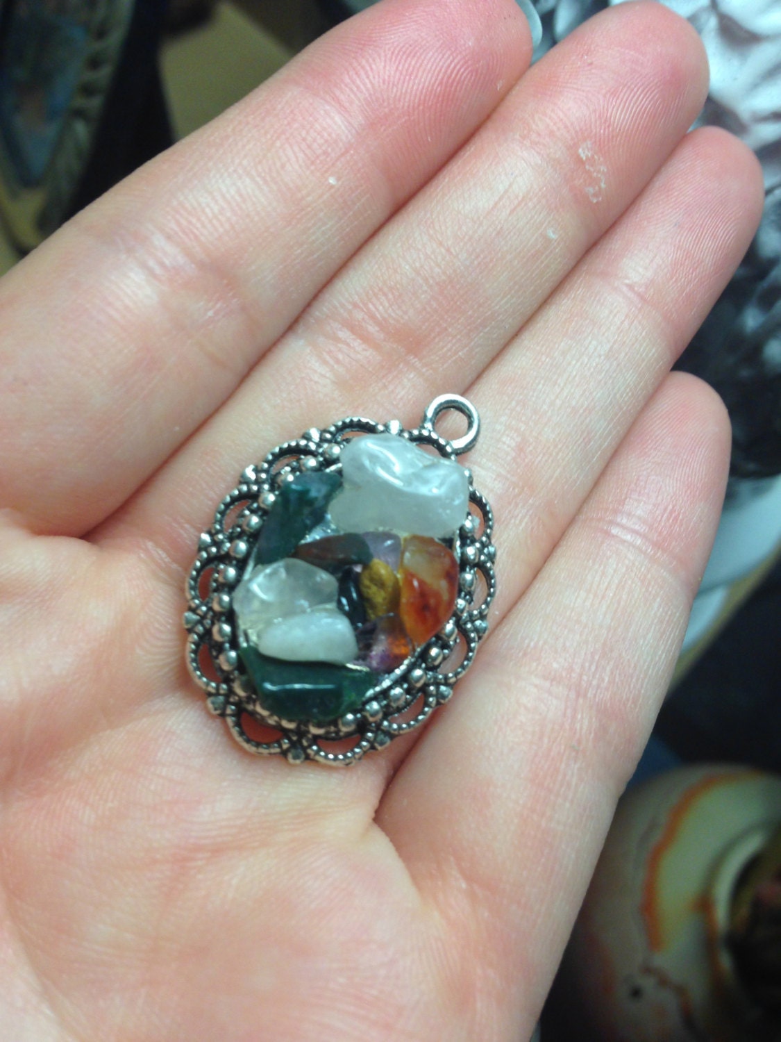 Crystal Pendant Necklace - Image 4