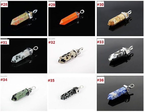 Crystal Wand Necklace // Crystal Point Necklace // Crystal Healing // Crystal Pendant - Image 5