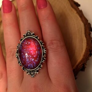 Dragon's Breath Glass Ring