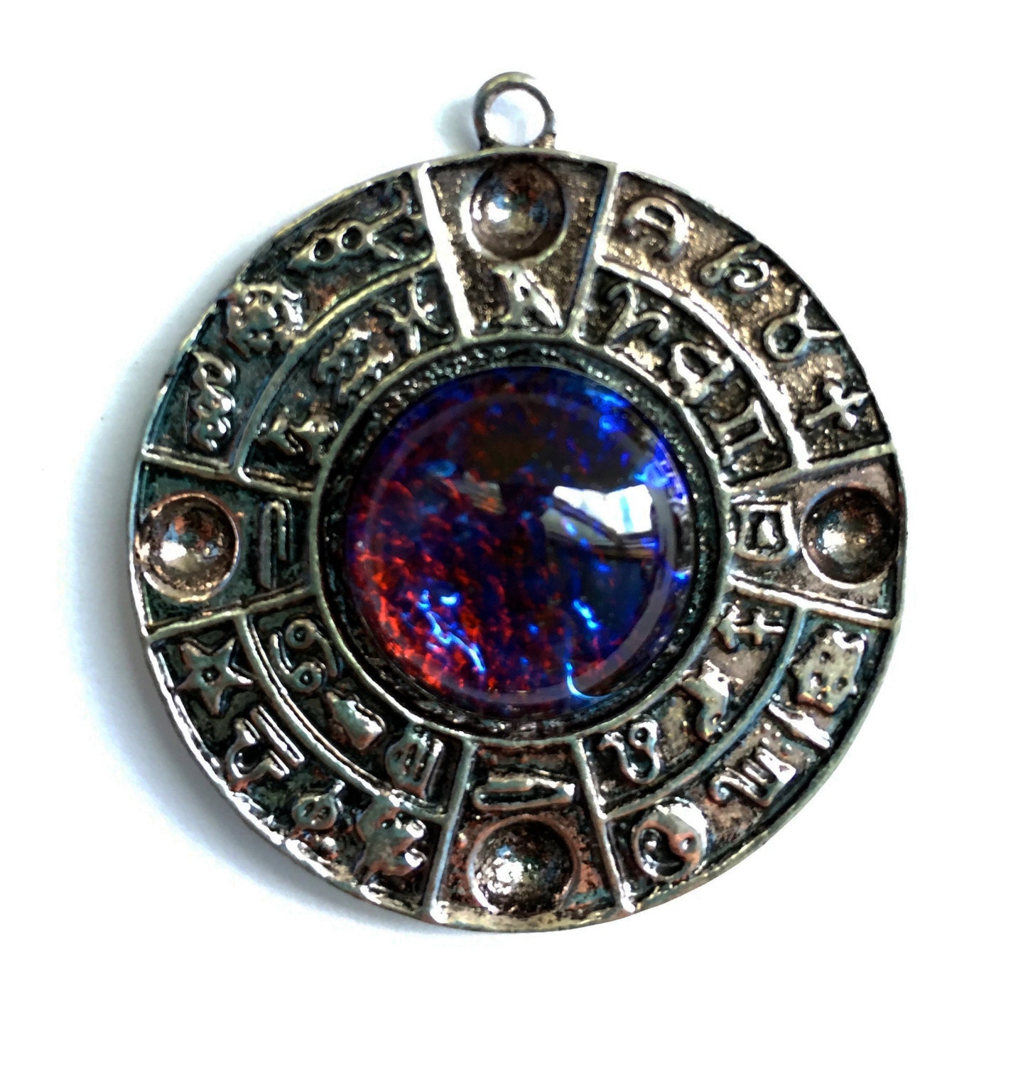 dragons breath zodia medallion Necklace