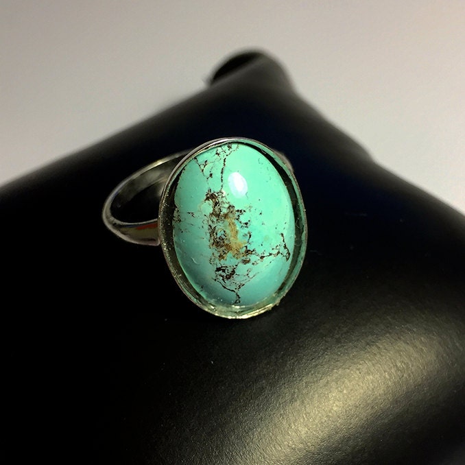 Turquoise ring // Real Turquoise Ring // Teal Ring // Gemstone ring