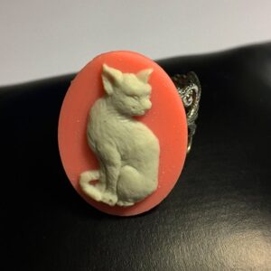 Cat Cameo Ring
