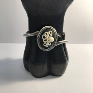 Octopus Cameo Cuff Bracelet