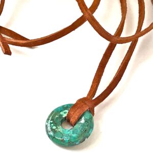 small tourquoise donut gemstone