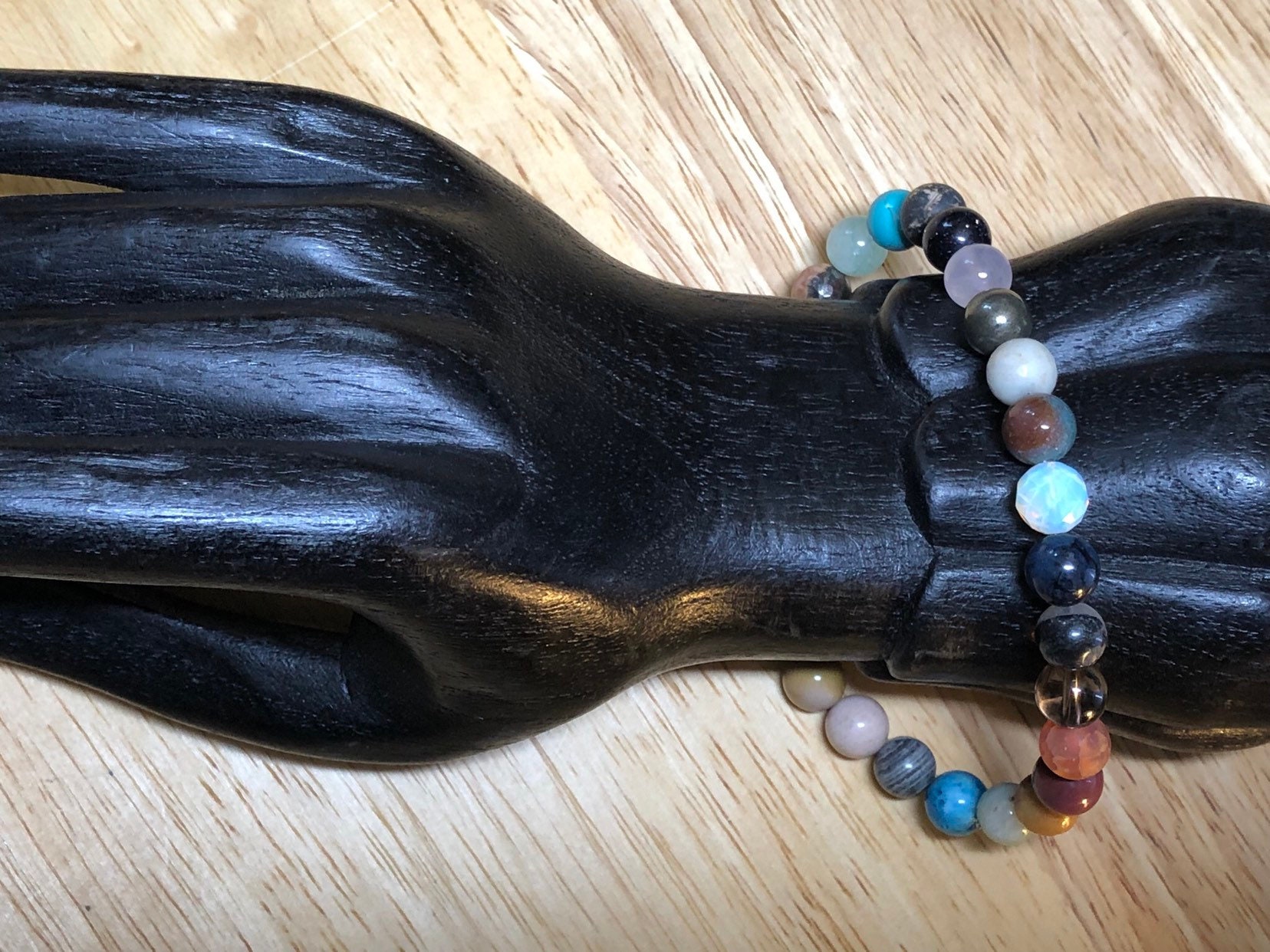 Stretchy crystal beaded Bracelet - Image 2