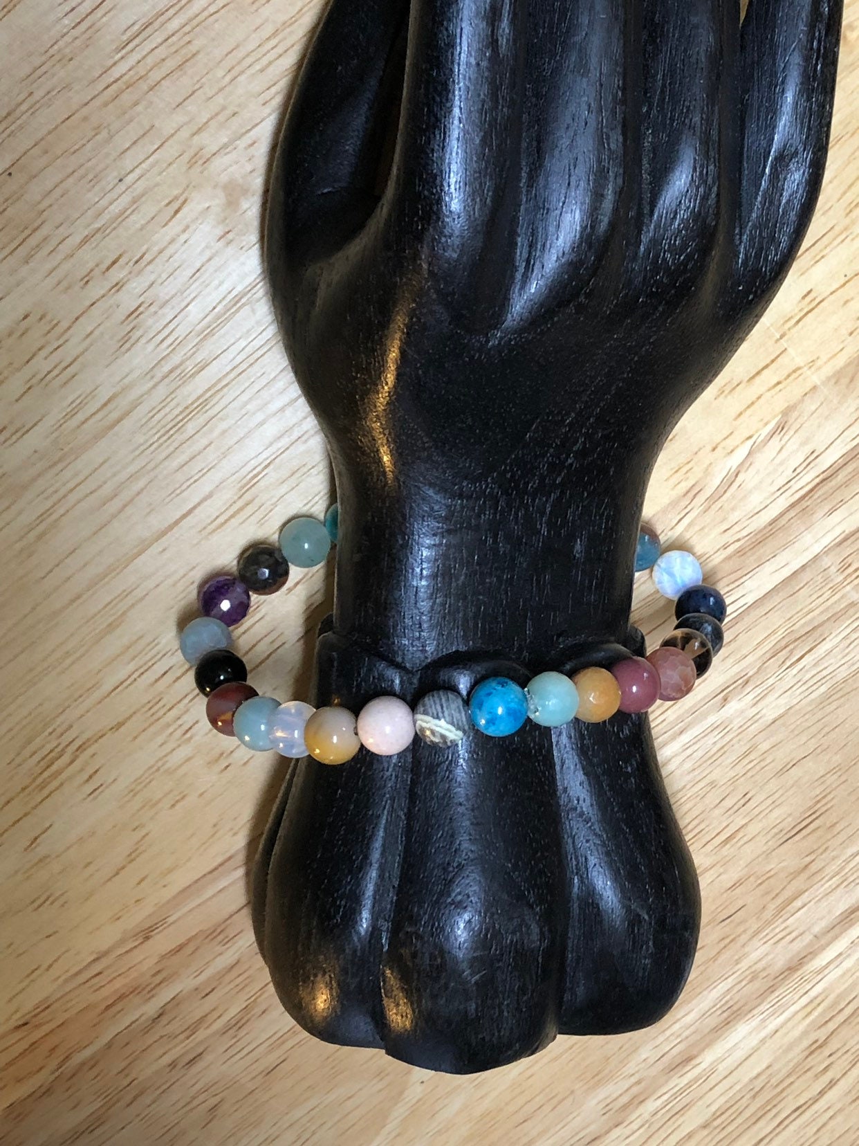 Stretchy crystal beaded Bracelet - Image 4