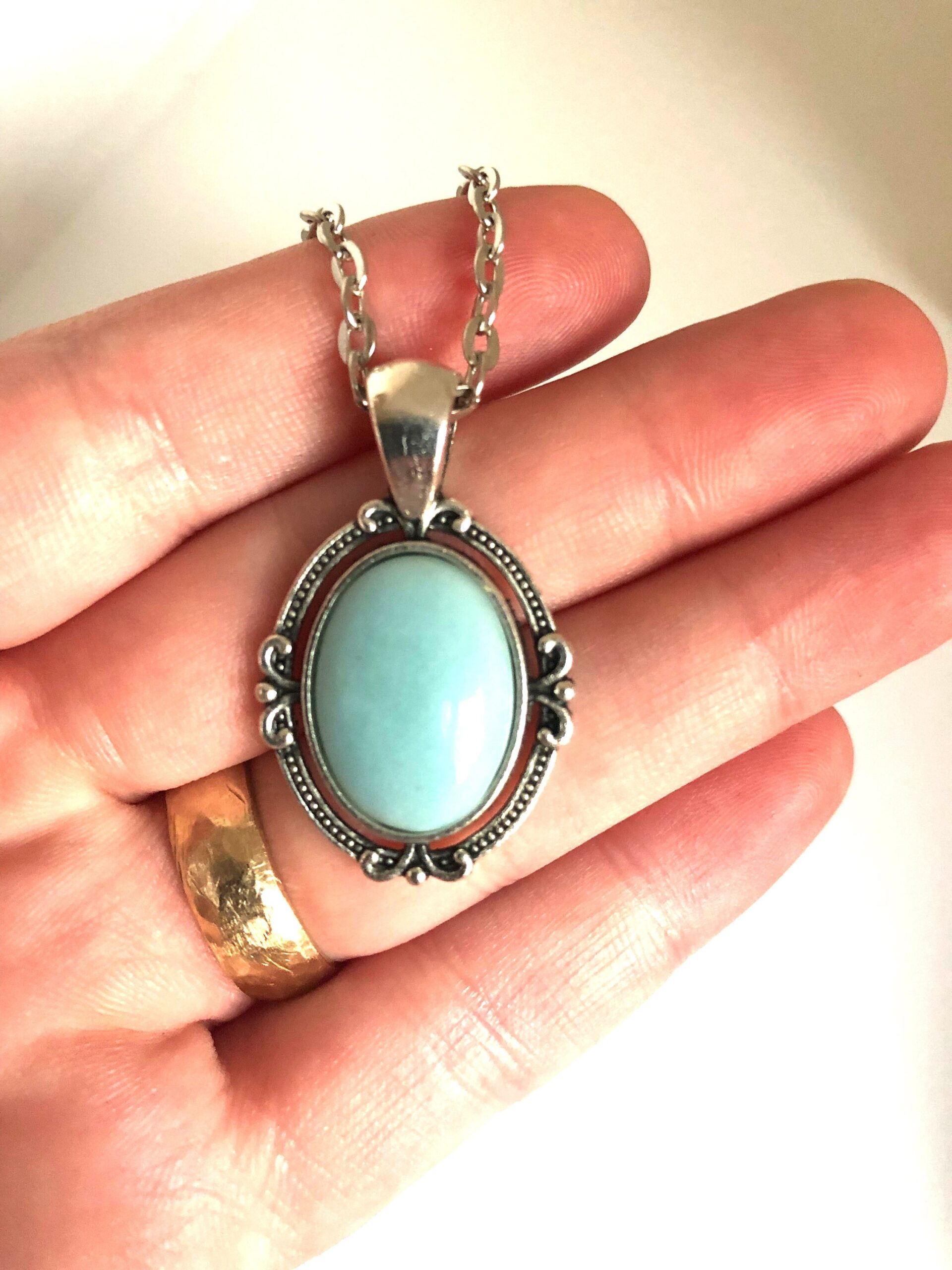 Small Amazonite Necklace - Image 4