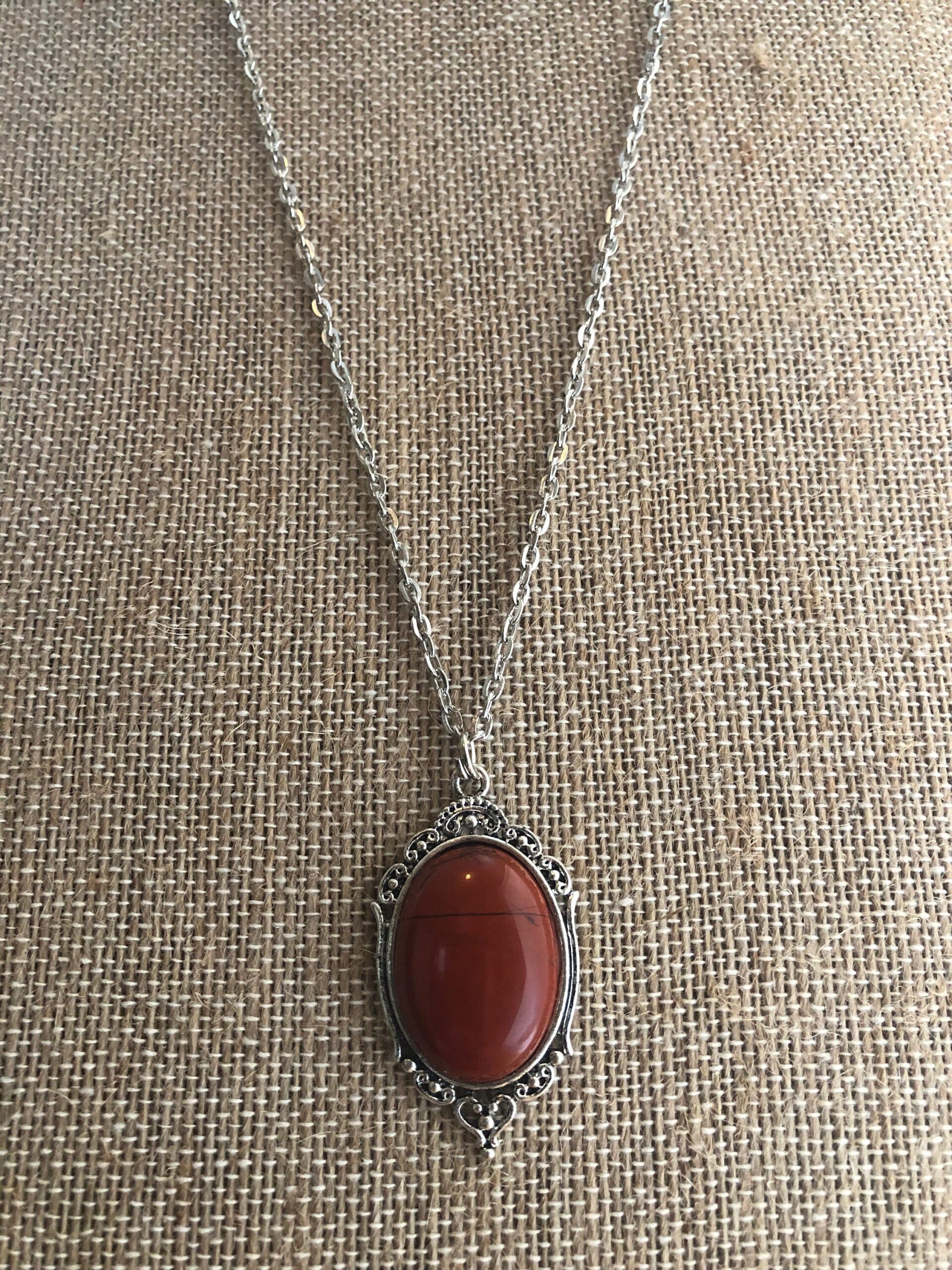 Carnelian Agate Necklace - Image 2