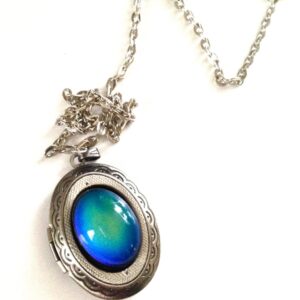 Moodstone Locket Necklace