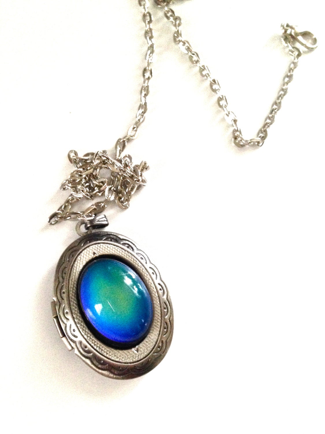 Moodstone Locket Necklace