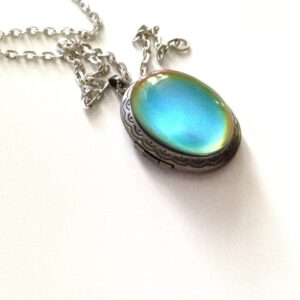 Mood Stone Locket Necklace