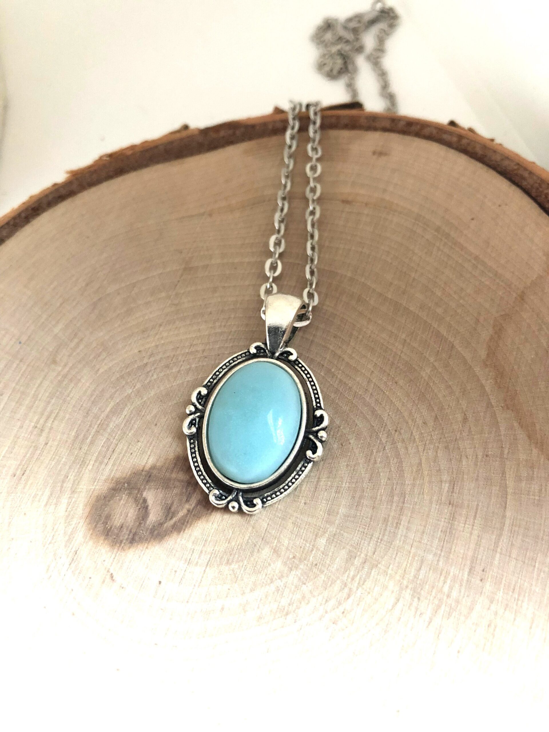 Small Amazonite Necklace - Image 3