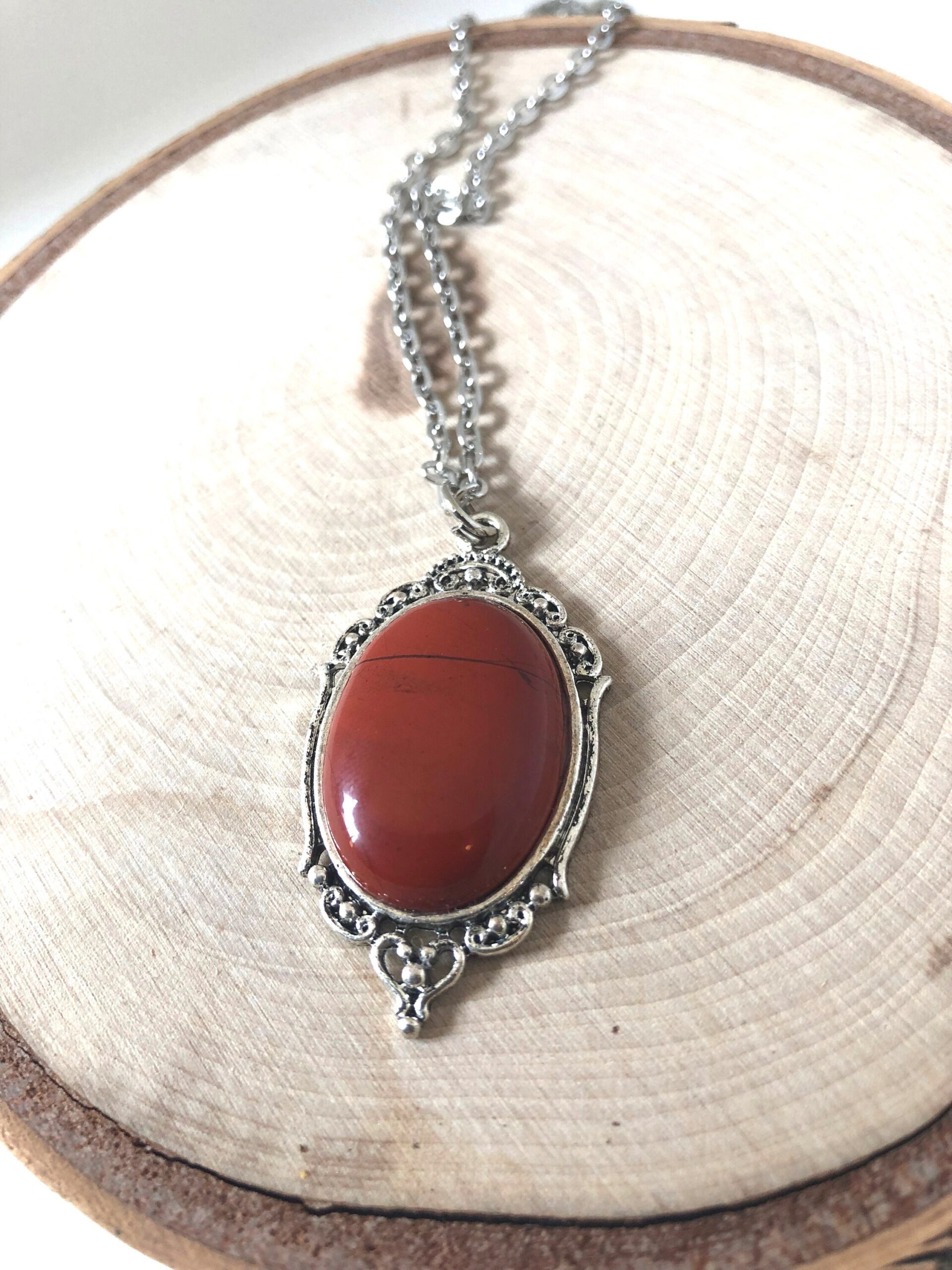 Carnelian Agate Necklace - Image 3