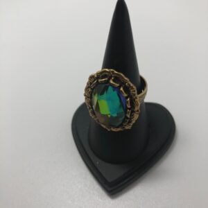 Faux Opal Ring