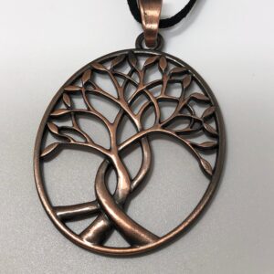 Large Copper Tree necklace // tree necklace // tree of life copper pendant