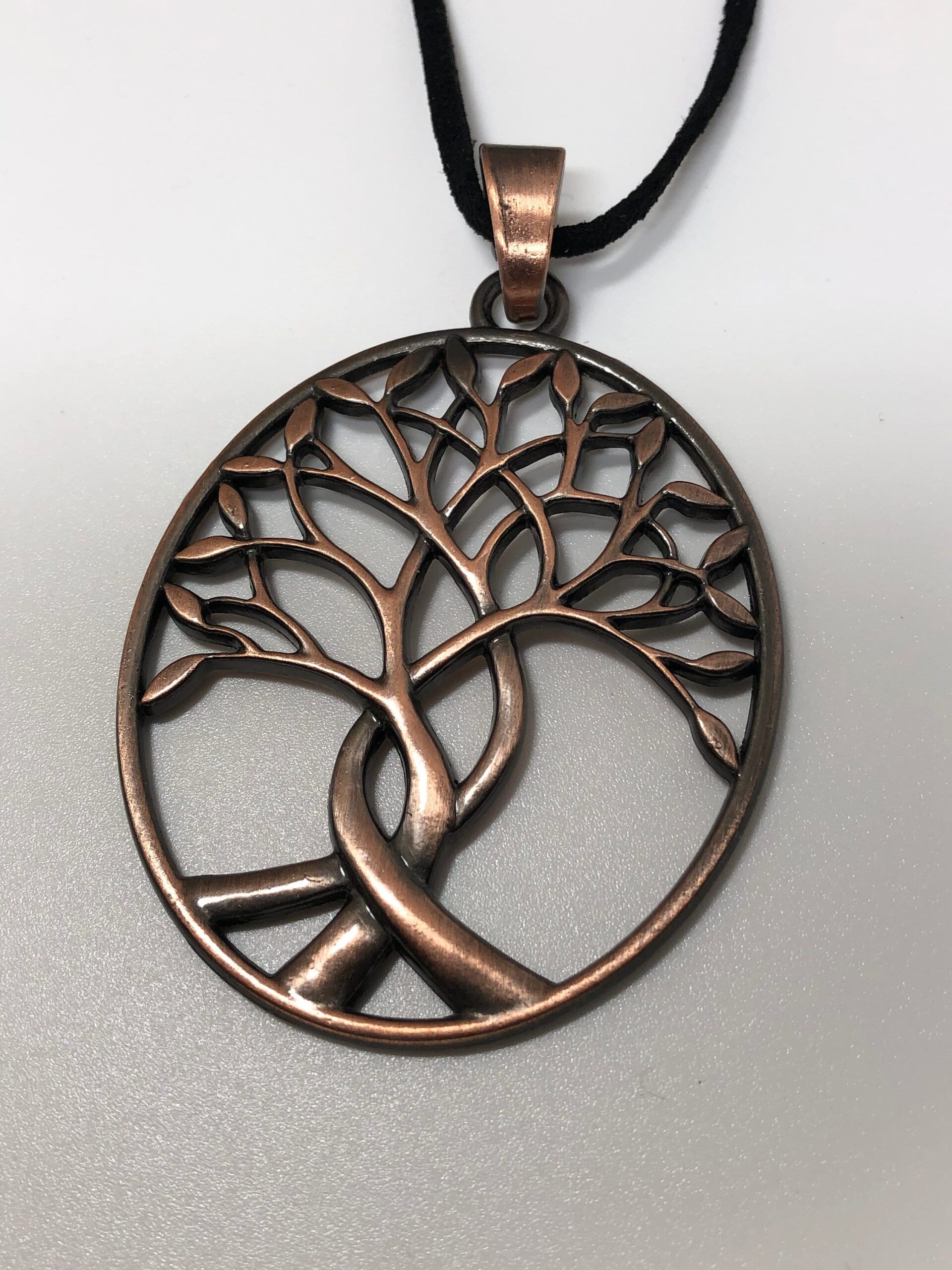 Large Copper Tree necklace // tree necklace // tree of life copper pendant
