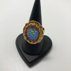 Mermaid scales ring