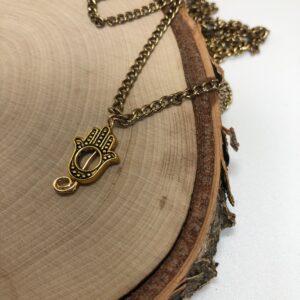 Gold hamsa necklace // Hamsa necklace