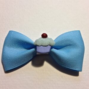 Cupcake Sparkle Hair Bow