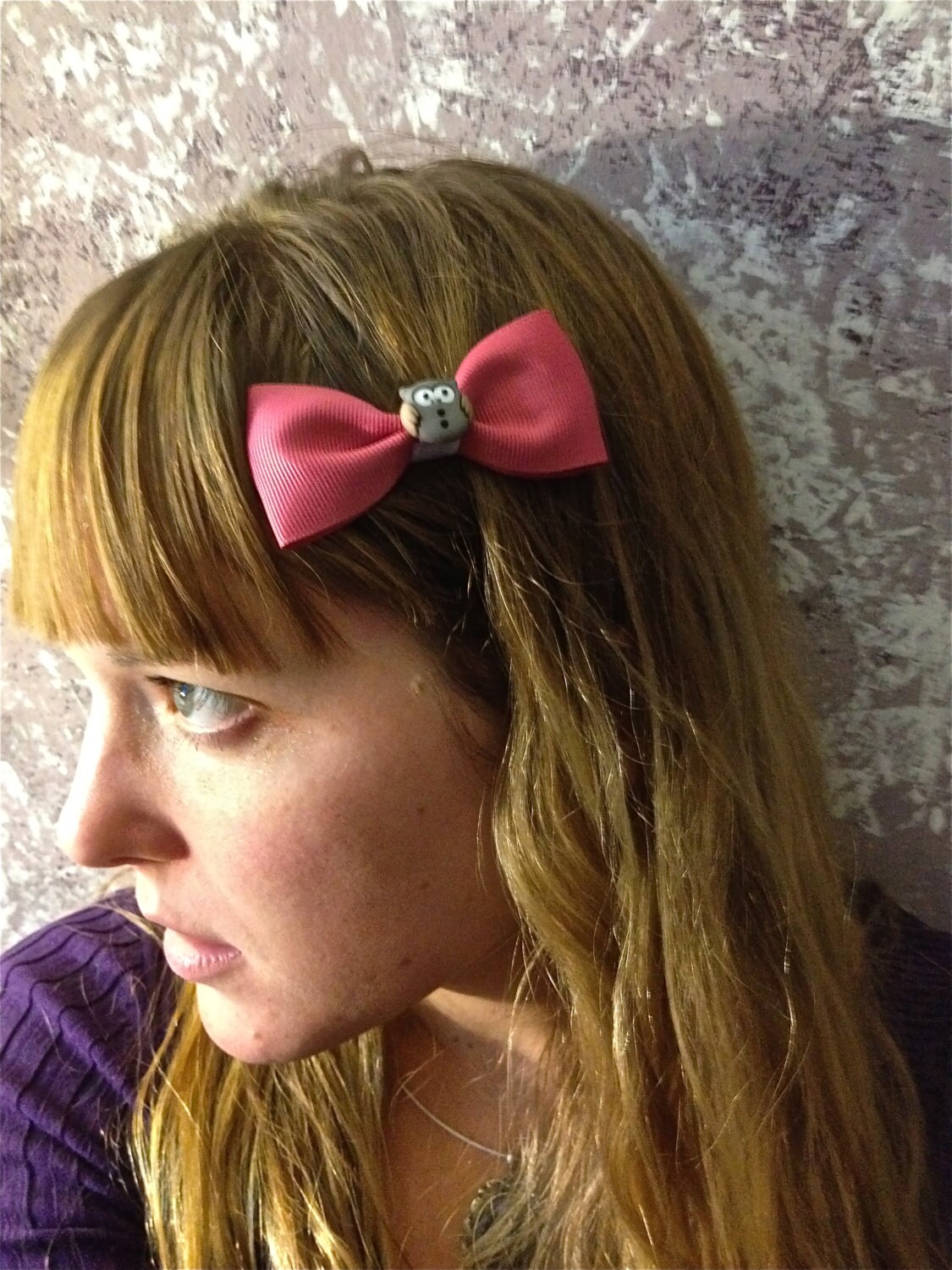 Cupcake Sparkle Hair Bow - Image 3