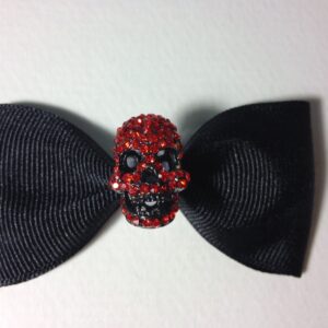 Red Skull Hair Clip
