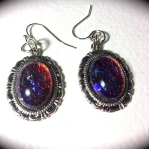 Dragon's breath earrings