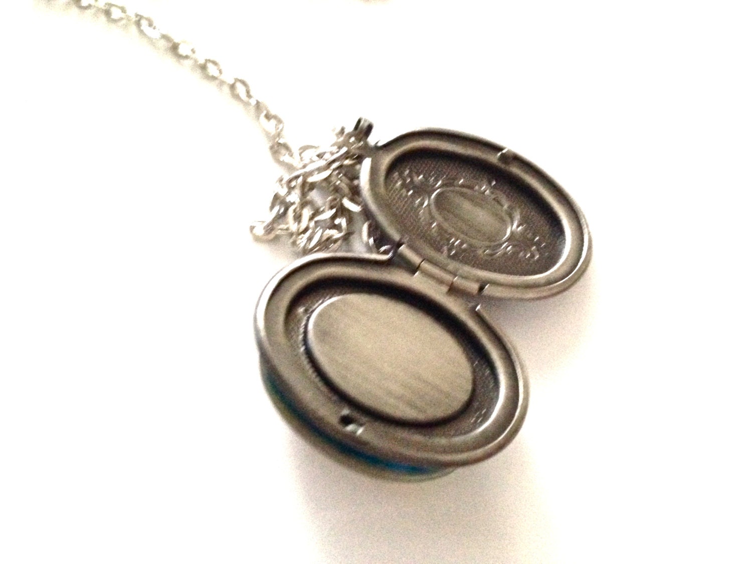 Moodstone Locket Necklace - Image 5