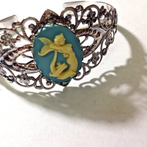 Mermaid Cameo Cuff Bracelet