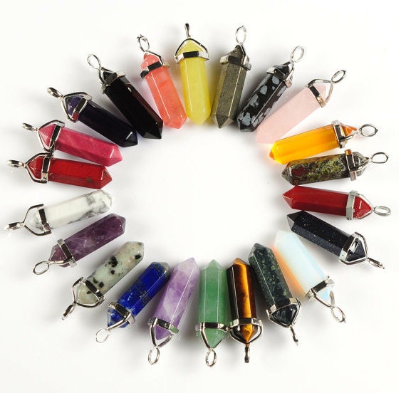 Crystal Wand Necklace // Crystal Point Necklace // Crystal Healing // Crystal Pendant - Image 2