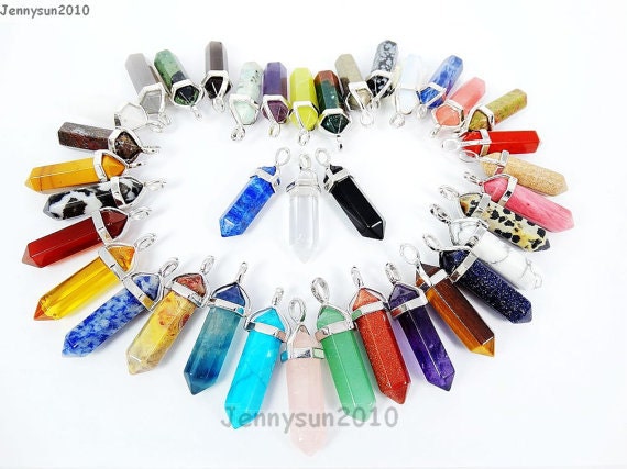 Crystal Wand Necklace // Crystal Point Necklace // Crystal Healing // Crystal Pendant - Image 3
