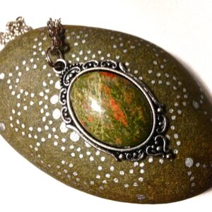 Unakite Crystal Necklace