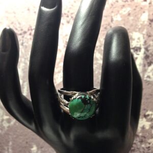 Sterling Silver Turquoise ring // Real Turquoise Ring // Teal Ring // Turquoise