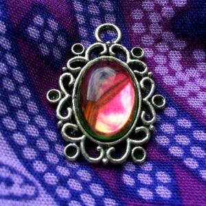 Rainbow cabochon smalll Necklace