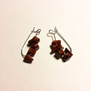 Mahogany Obsidian Gemstone Earrings