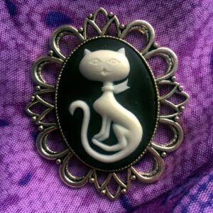 Cat Cameo Necklace