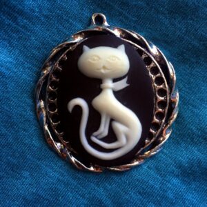 Cat Cameo Necklace