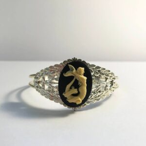 Mermaid Cameo Cuff Bracelet