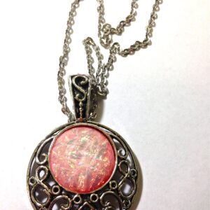 Pink opal Necklace