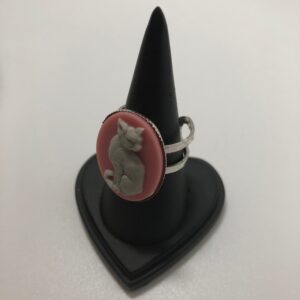 Cat Cameo Ring