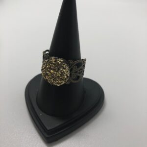 Druzy ring // gold druzy ring