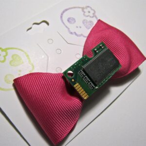 Pink geek chic bow