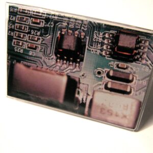 Circuit board vinyl wallet